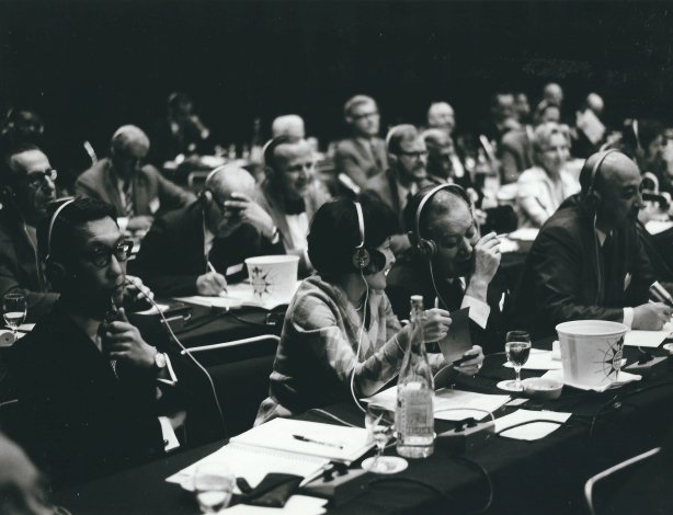 Consejo General de la OIE del 31 de mayo de 1971. Esta reunión del Consejo General fue testigo de un importante aumento en el número de mujeres delegadas.